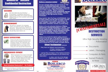 confidential destruction brochure